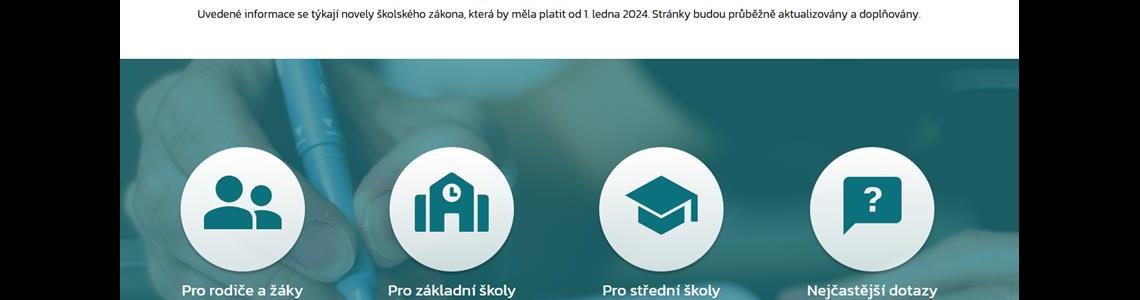 PŘIJÍMACÍ ZKOUŠKY NA STŘEDNÍ ŠKOLY - JARO 2024